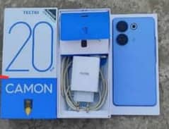 Tecno camon 20 full box 8+8/256