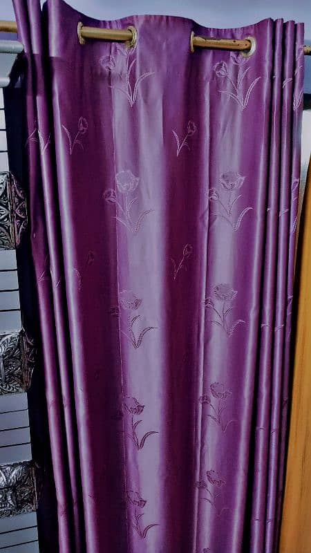 curtains light purple & dark purple 0