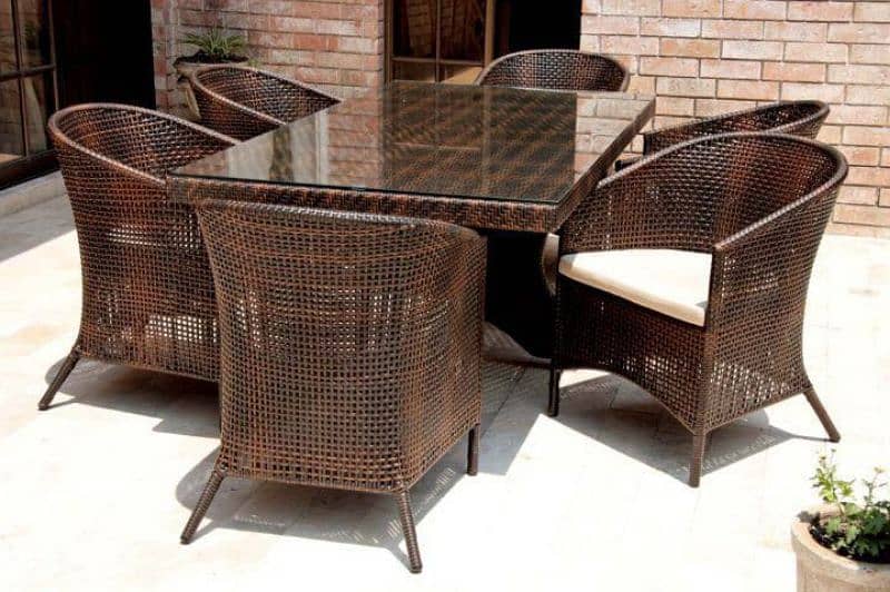 Garden chairs/rattan sofa sets/dining tables/UPVC outdoor furniture 7