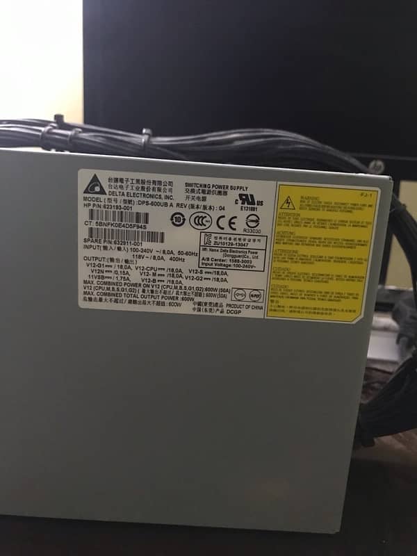 Hp Z420 power supply 600 watt original 0