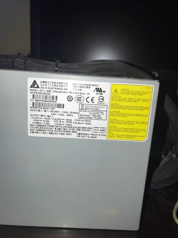 Hp Z420 power supply 600 watt original 1