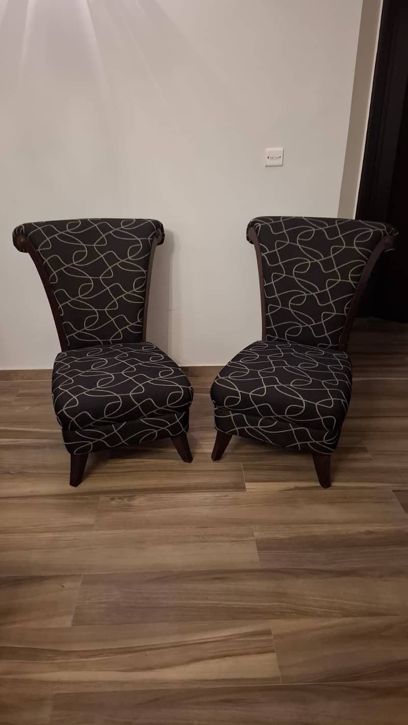 High Back Chairs (Pair) 0