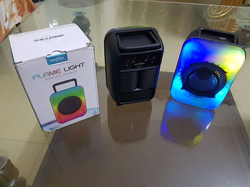 Bluetooth Speaker with Flaming LEDs 1