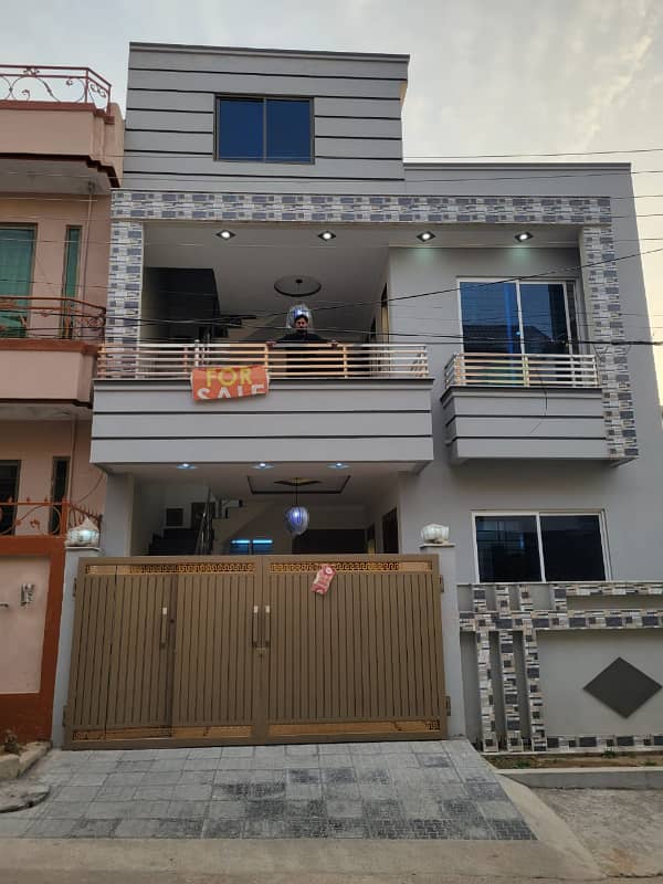 5 Marla House very good place Brand new very beautiful hot location house for sale in Pakistan Town phase 2 Near PWD Markaz 0