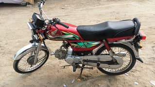 Honda CD 70 cc Model 2022 Demand 114,000 urgent Sale