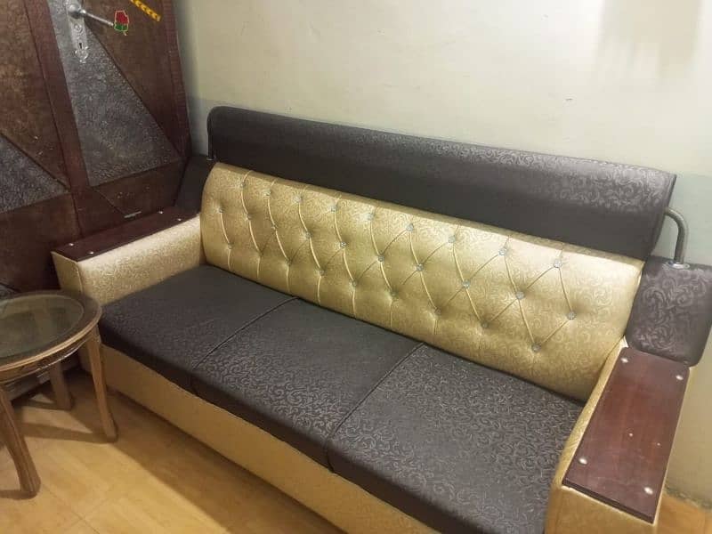 leather 5 seater sofa 0