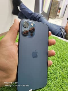 iphone 12 pro max non JV 128gb WhatsApp number 03163299810