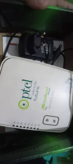 ptcl modem router all ok +charger+box