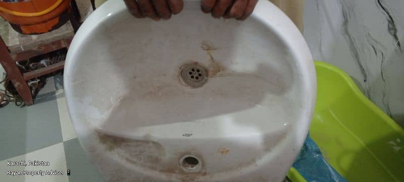 Slightly Used Small Size Wash Basin Sale 2