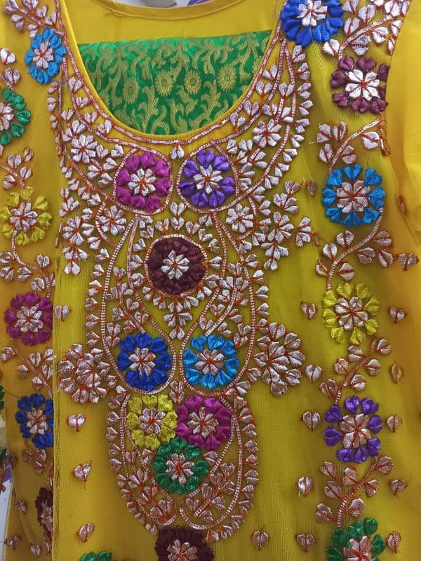 gotta work mehndi dress 3