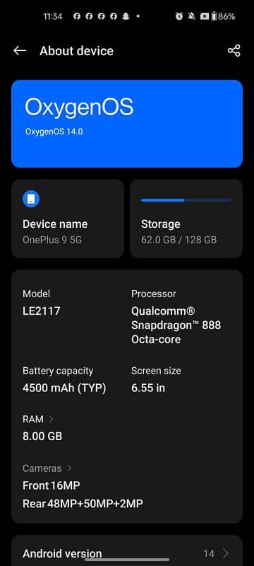 ONEPLUS 9 5G 5