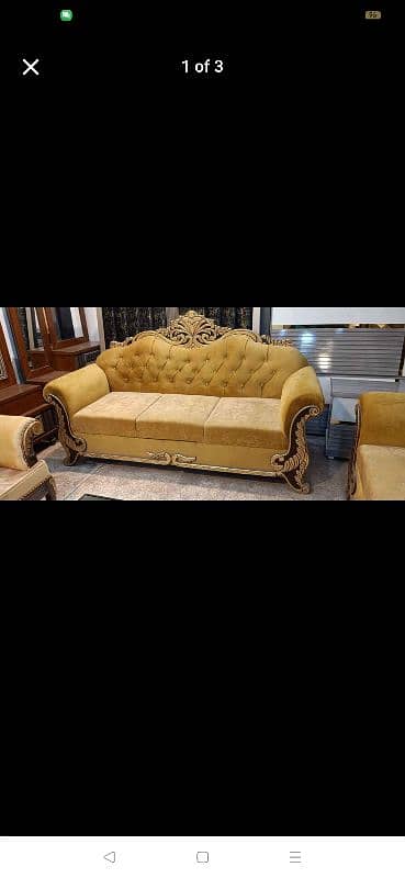 crown sofa set 4