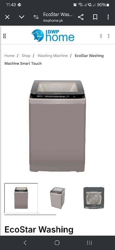 Ecostar automatic washing machine 3