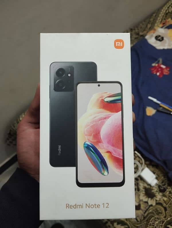 REDMI NOTE 12 MIDNIGHT BLACK COLOR 7