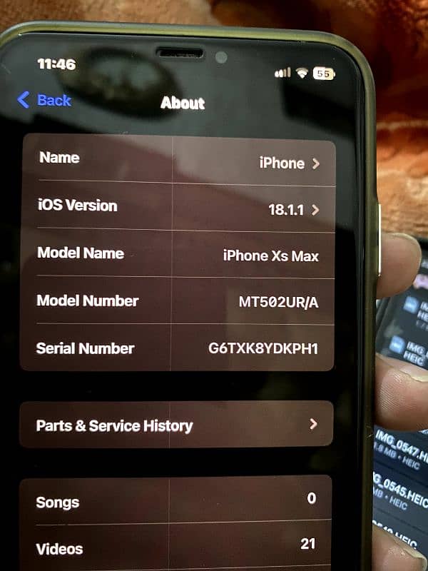 i phone xs Max 64 gb 9