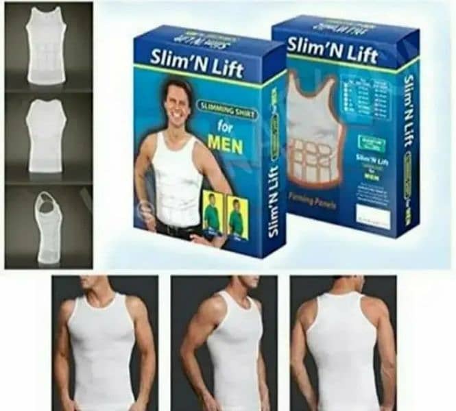 Slim n lift Sliming vest / body shaper for men 8