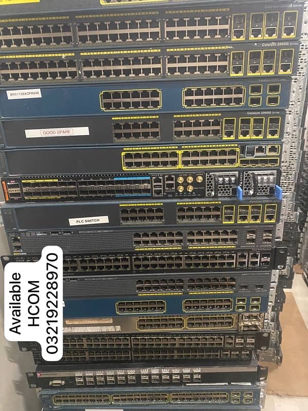 Fresh import Cisco switch 2960G 3560G 3650 3750G 3850 for good prices 1