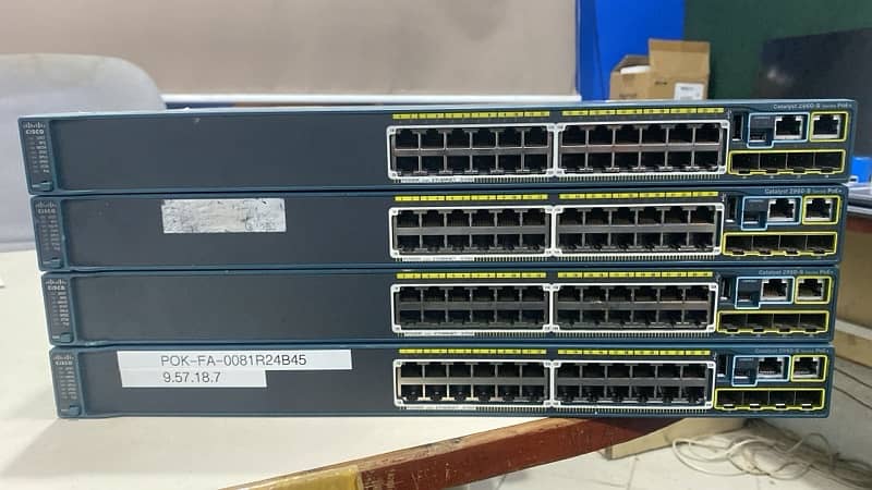 Fresh import Cisco switch 2960G 3560G 3650 3750G 3850 for good prices 2