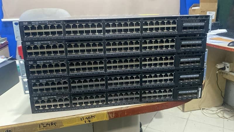 Fresh import Cisco switch 2960G 3560G 3650 3750G 3850 for good prices 4