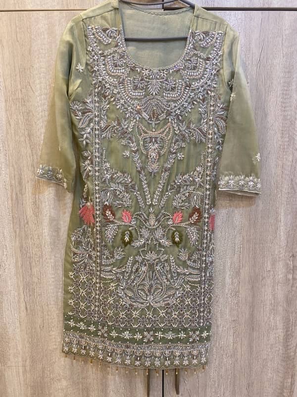 Pista Green luxury dress brand new 2