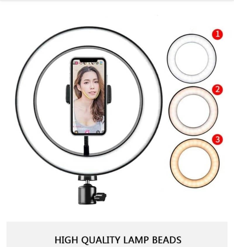 26CM/10 Inch LED Selfie Ring Light Studio Photography Photo Ring Fill 4