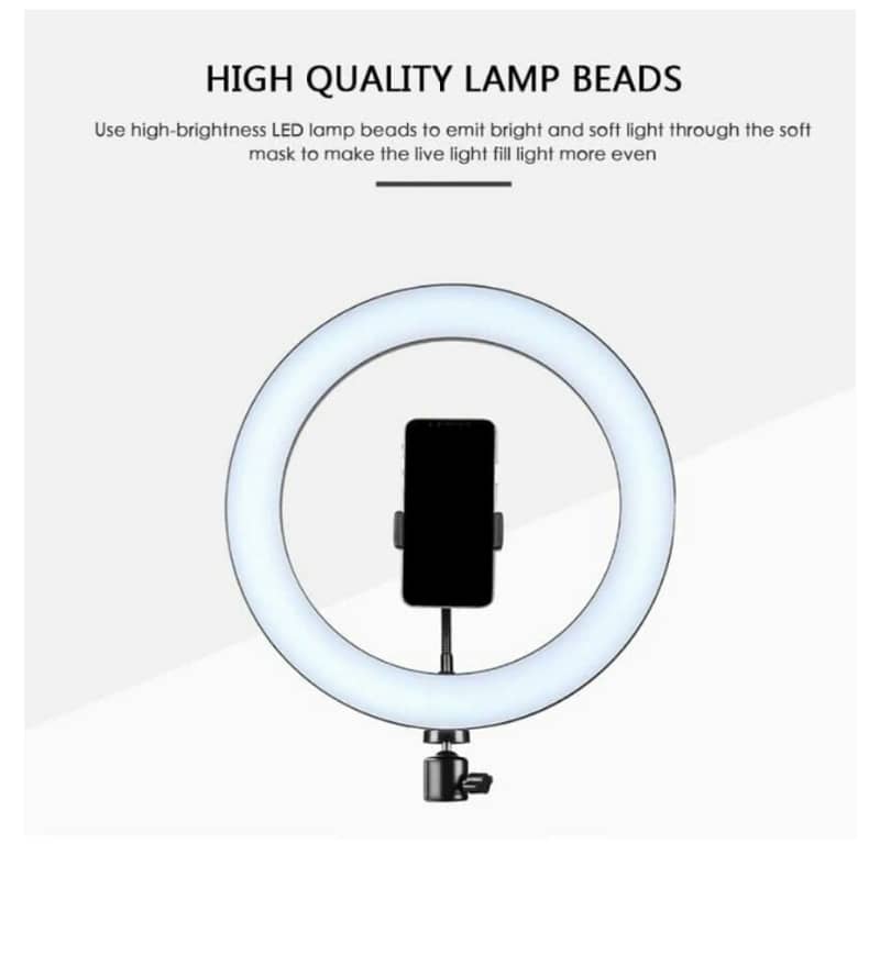 26CM/10 Inch LED Selfie Ring Light Studio Photography Photo Ring Fill 5