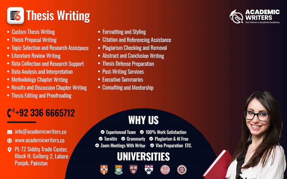 Thesis Writing, Assignment Writing, Report Writing & Other Services 1