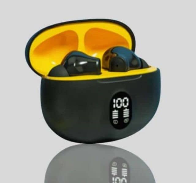 M04 wireless earbuds with digital display and high quality sound 0