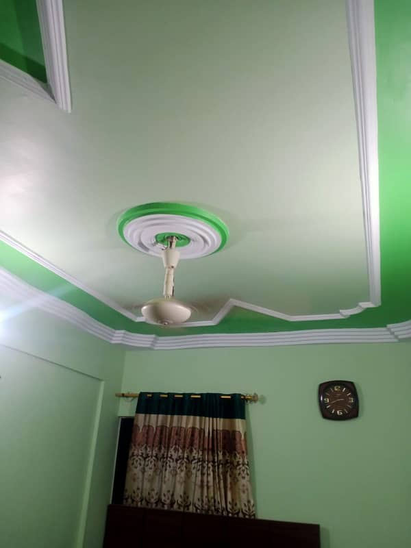 2 bed drawing and dinning flat available for rent In gulzar e hijri scheme 33 4