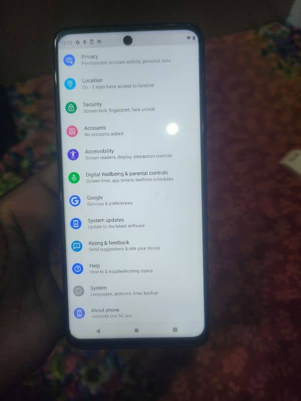 Motorola One 5G Ace 6/128 Pta Approved 6