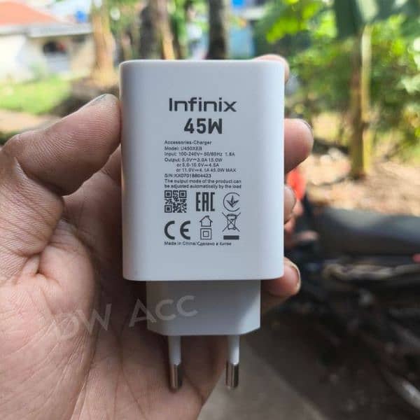 infinix note 40 charger 45w Original 0