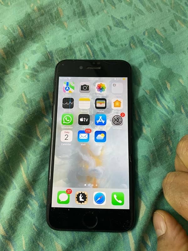 IPhone 7, 128GB, PTA Approved , Black Color, 0