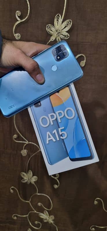 OPPO A15S 3GB 32GB GLASS CHANGE OFFICIAL PTA WITH BOX 03281010987 0