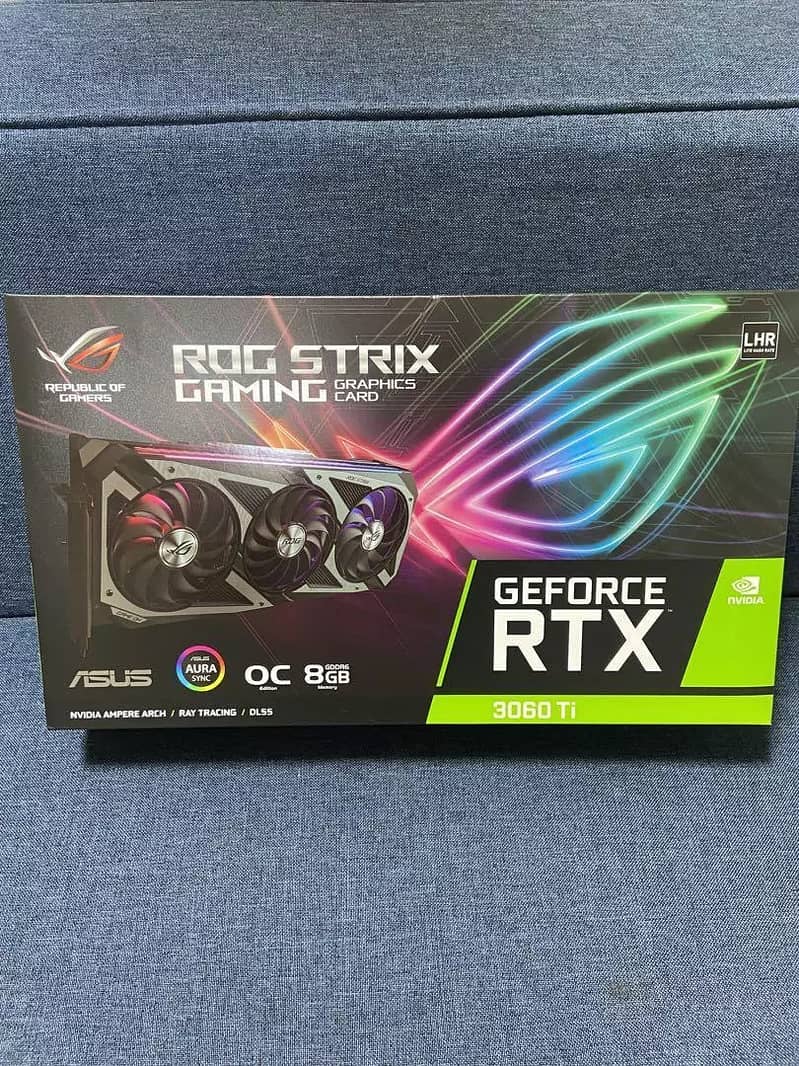 Asus Strix Rog 3060Ti Graphics Card 0