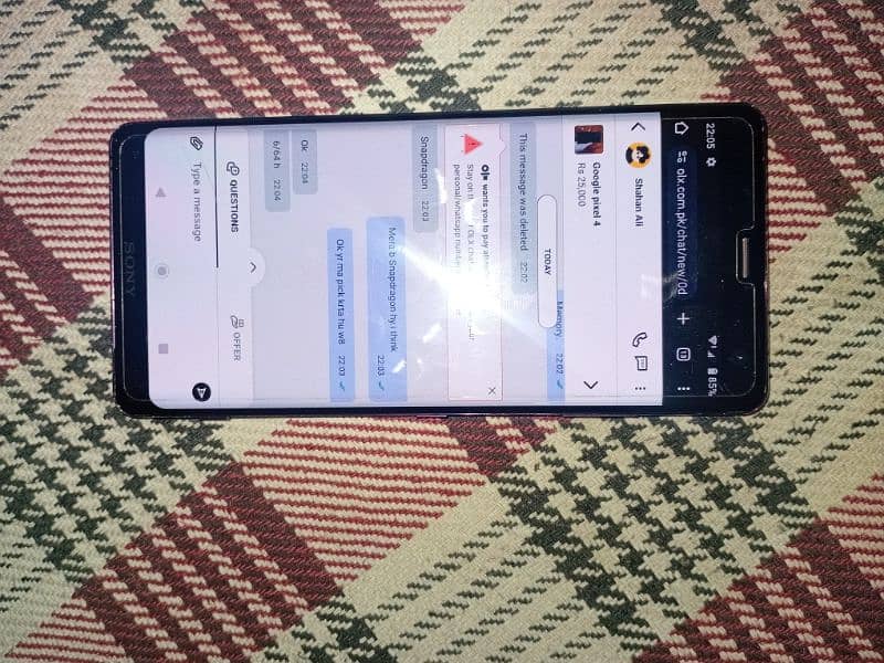 Sony xz3 pta aprowd 4/64 10/10 no open. . 0