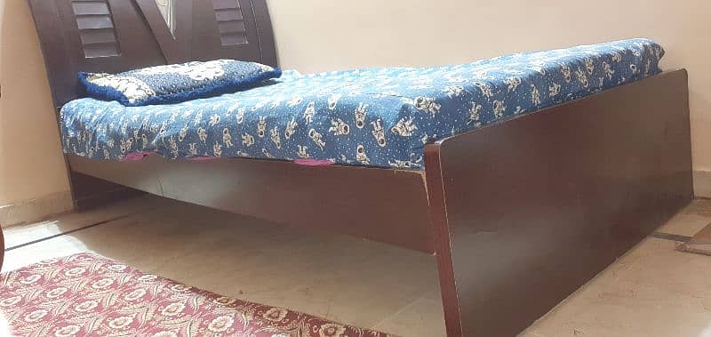 SINGLE BED WITH MATTRESS 1