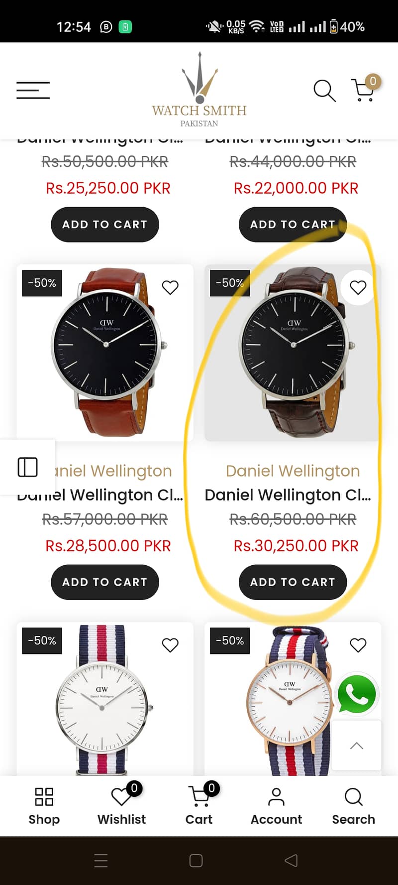 Brand new watch Denial wellington 0