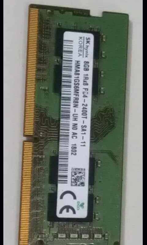 SK Hynix Korea  8 Gm ram new condition 1