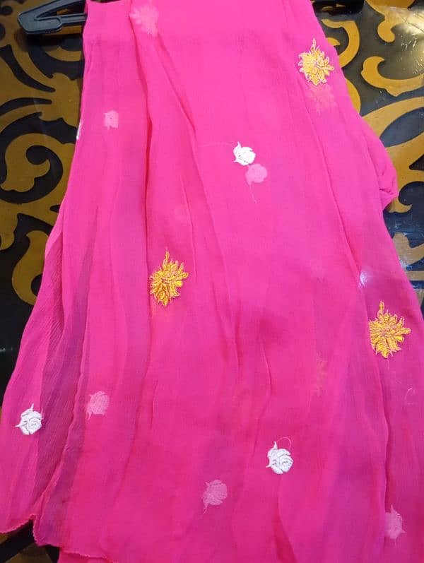 Formal Maria B stitched sequinced shirt and dupatta 3