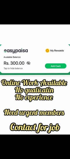 Online Job  | No Fees | Need Urgent Staff