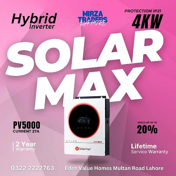 SolarMax Orion Dual 4kw 0