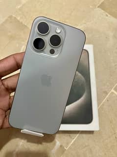 iPhone 15 Pro Natural Titanium 128gb With Box Pack