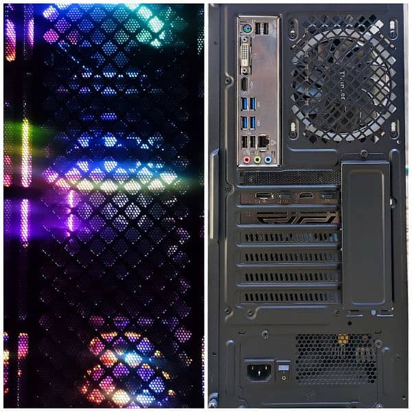 GAMING PC RYZEN 5 2600, 32GB cl16 RAM 500G + 2TB HDD B450M DS3H CV650 6