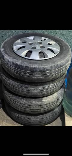 Tyres & Rim 13 inch (165/70/13)  Santro / Wagon R /Cultus