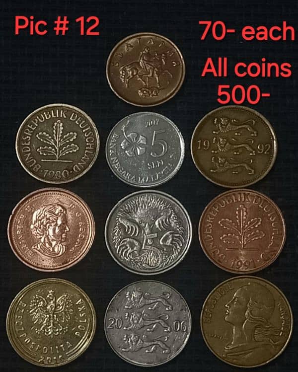 Worldwide RARE coins sets 11