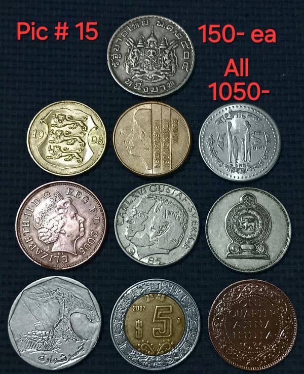 Worldwide RARE coins sets 14