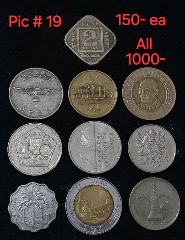 Worldwide RARE coins sets 18