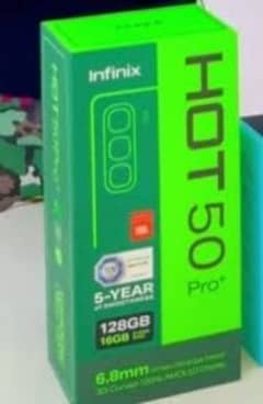 urgently sale box pack infinix hot 50 pro box pack set