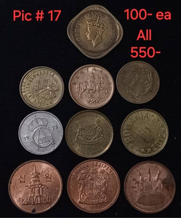 Worldwide RARE coins sets 16