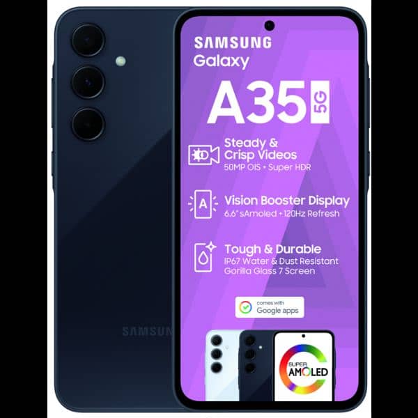 galaxy a35 2024 5g. new phone 6gm. 128gb 2